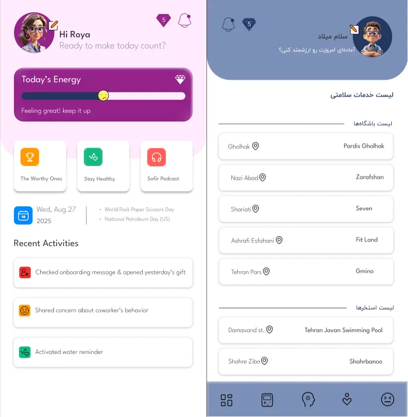 سامانه رفاهی کارکنان — screenshot